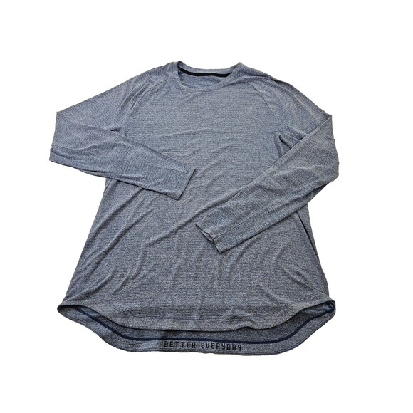 LULULEMON Men's XL Metal Vent Tech Long Sleeve Round Hem Tee Shirt Top - Picture 1 of 3
